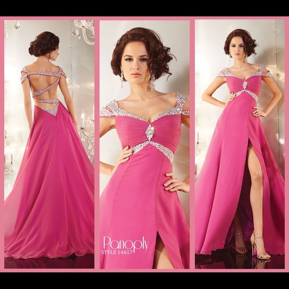 panoply bright aqua prom dress - Picture 2 of 4